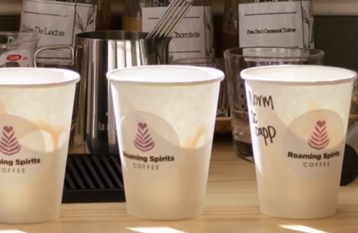Phillips Place Coffee Pop-Up - Cups by Roaming Spirits Coffee Cart